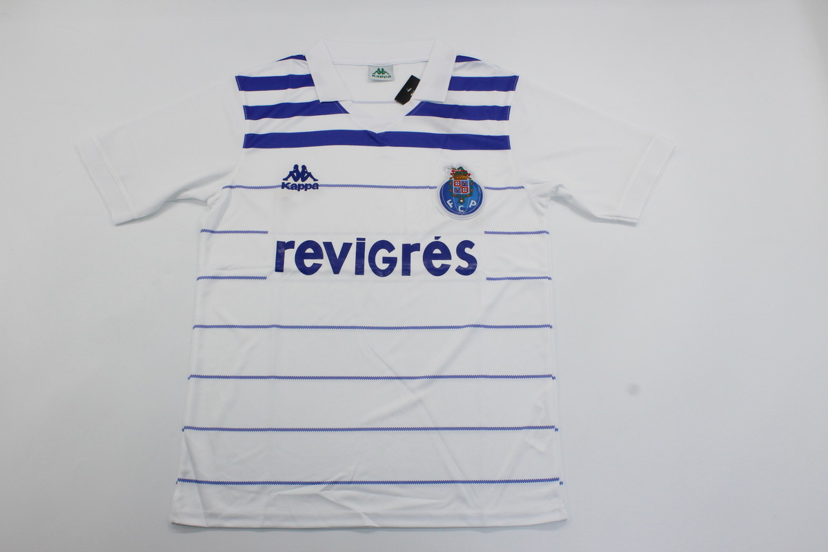 AAA Quality Porto 85/86 Away White Soccer Jersey